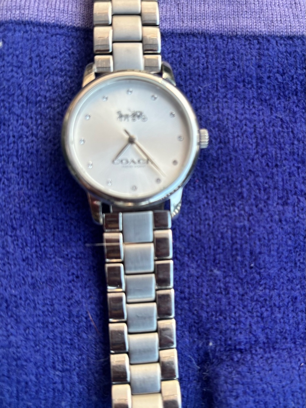 Coach Silver Stainless Steel Women's Watch